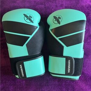 Hayabusa Women's Boxing Gloves - Black and Green